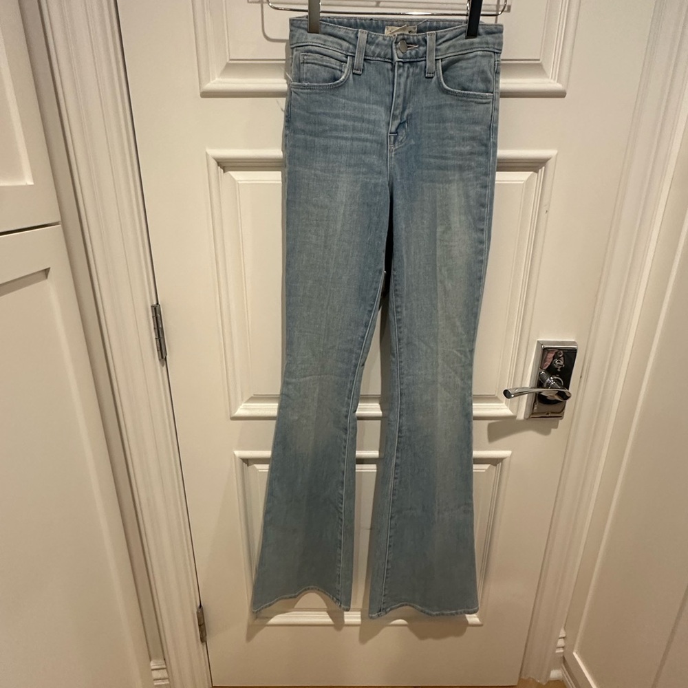 L’AGENCE Women's Light Wash Bell Jeans